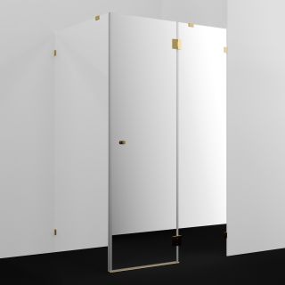 Душевой уголок WasserKRAFT Ems 76H07R-MR 120x90 см профиль золото стекло зеркальное