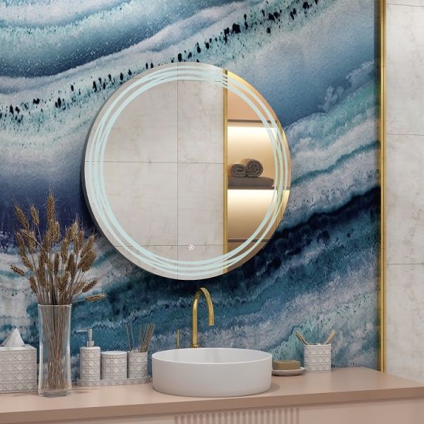Зеркало с подсветкой и функцией антизапотевания Art&Max Bologna 77см AM-Bol-D770-DS-F-H Зеркало с подсветкой и функцией антизапотевания Art&Max Bologna 77см AM-Bol-D770-DS-F-H