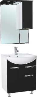Тумба под раковину Bellezza Альфа 65см чёрный 00000005237 Тумба под раковину Bellezza Альфа 65см чёрный 00000005237