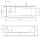Акриловая ванна Am.Pm Gem W90A-170-070B-A 170x70см чёрный матовый