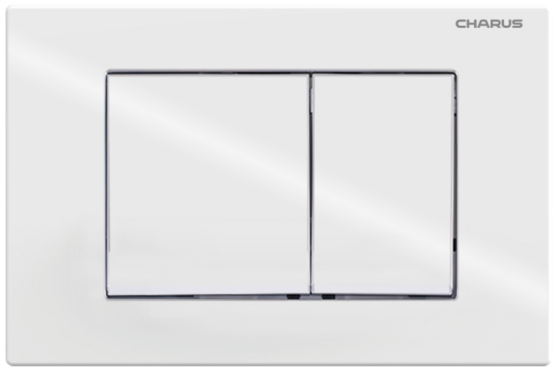 Клавиша смыва Charus Minimalista FP.310.14.01 белый глянцевый Клавиша смыва Charus Minimalista FP.310.14.01 белый глянцевый
