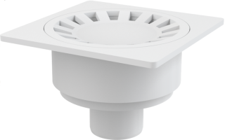 Сливной трап AlcaPlast 150 ? 150/50мм решетка - белая APV16 Сливной трап AlcaPlast 150 ? 150/50мм решетка - белая APV16