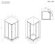 Душевой уголок AM.PM Sunny W87G-403-9090-MT профиль серебристый 90x90 см