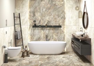 Керамогранит Delacora Слэйт серый / Slate Gray D30004M матовый карвинг 300х600