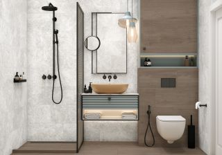 Керамогранит Delacora Волнат светлый / Walnut Light D30015M матовый 300х600