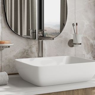 Смеситель для раковины WasserKRAFT Spree 1403H никель