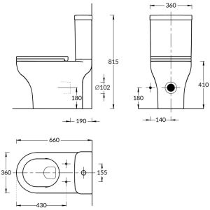 Унитаз Kerama Marazzi BUONGIORNO PRO BG.wc.01 напольный