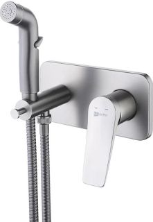 Гигиенический душ со смесителем Lemark Bronx LM3720GM графит Гигиенический душ со смесителем Lemark Bronx LM3720GM графит
