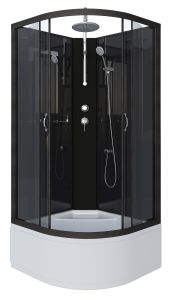 Душевая кабина Niagara NG-6508-14BKT 90x90см чёрный/тонированное