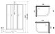 Душевая кабина Niagara NG-33394-14LBKT 130x90см серебро/матовое