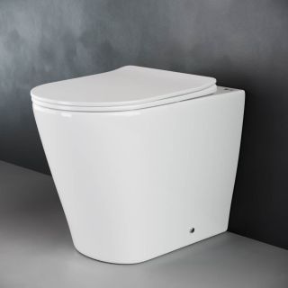 Приставной унитаз Ceramica Nova Highlight CN1812 безободковый белый Приставной унитаз Ceramica Nova Highlight CN1812 безободковый белый