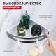 Полка для ванной комнаты Raglo R340.01.09 угловая графит