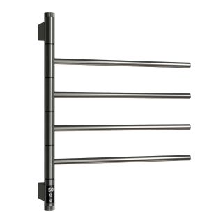 Полотенцесушитель электрический WasserKRAFT Rur 30TH103-4GR 50x60 см графит