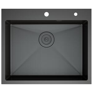 Кухонная мойка D&K DKS604506 60см графит