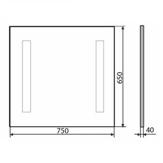 Зеркало  Comforty Жасмин 75 00-00014139 75 см Зеркало  Comforty Жасмин 75 00-00014139 75 см