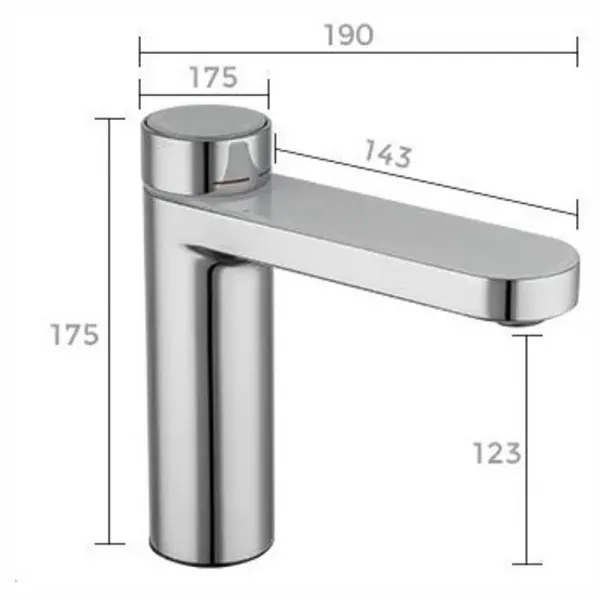 Смеситель для раковины Gappo G1095-1 хром