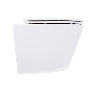 Унитаз подвесной Azario Bliss AZ-5179T-WHT безободковый торнадо белый