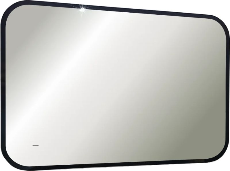 Зеркало с подсветкой ArtMax Siena AM-SieS-1200-800-DS-F 120 см чёрный