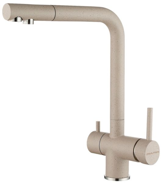 Смеситель для кухни Paulmark Skalen Sk213020-302 песок