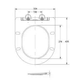 Крышка-сиденье Cerutti Spa CT7586 белая