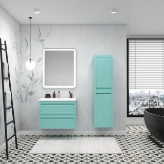 Шкаф подвесной Art&Max Platino 40x150см светло-зелёный матовый AM-Platino-1500-2A-SO-MM Шкаф подвесной Art&Max Platino 40x150см светло-зелёный матовый AM-Platino-1500-2A-SO-MM