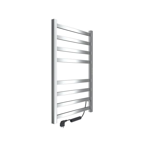 Полотенцесушитель электрический Indigo Oktava Slim 3 LСLOKS3E80-50Rt 80x50 см хром