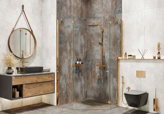 Керамогранит New Trend Центро медный / Centro Copper D60219M d матовый карвинг 600х600