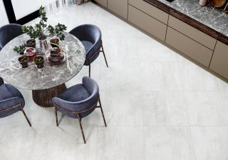 Керамогранит New Trend Центро белый / Centro White D60222M d матовый карвинг 600х600