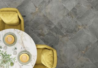 Керамогранит New Trend Стонкрит медный / Stoncrete Copper D60223M d матовый карвинг 600х600