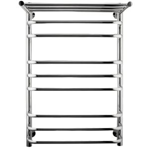 Полотенцесушитель водяной Indigo Brace LBCW80-50P с полкой 80x50 см хром
