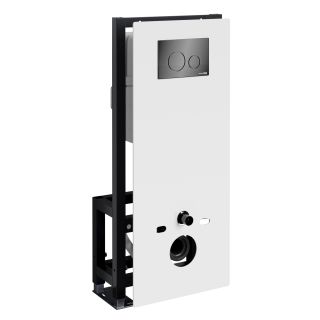 Система инсталляции для унитазов WasserKRAFT Glan 66TLT.010.ME.WH.PB02 с кнопкой смыва