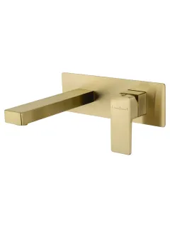 Смеситель для раковины Wonzon & Woghand Cube 2.0 WW-88869068-BG брашированное золото