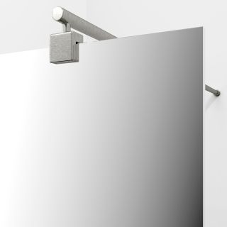 Душевая перегородка WasserKRAFT Rur 30W40-MR 120 см профиль хром стекло зеркальное