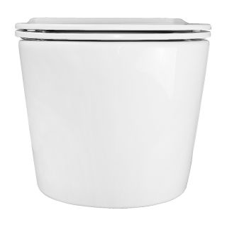 Унитаз подвесной Azario Ollin AZ-0513R безободковый торнадо белый