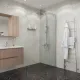 Душевая перегородка Niagara Eco NG-531-70 70 см профиль хром стекло прозрачное