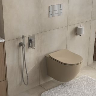 Гигиенический душ со смесителем WasserKRAFT Alme A15157 со шлангом 120 см хром