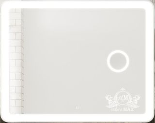 Зеркало с подсветкой и косметической линзой Art&Max Latina 100x80см AM-Lat-1000-800-DS-F-X3 Зеркало с подсветкой и косметической линзой Art&Max Latina 100x80см AM-Lat-1000-800-DS-F-X3