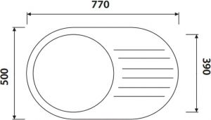 Мойка кухонная KAISER KGM-7750-G