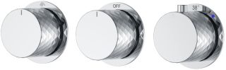 Встраиваемый смеситель 3-проходной Boheme Stick 124-T-3-CR.1 с термостатом хром