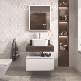 Тумба подвесная без столешницы Velvex Unit tp.UNI.60.1Y белый матовый, 60 см Тумба подвесная без столешницы Velvex Unit tp.UNI.60.1Y белый матовый, 60 см