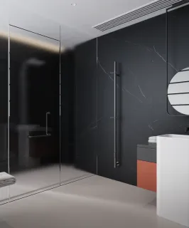 Полотенцесушитель электрический AQUAme AQM3151GM 20x170 см графит матовый