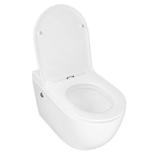 Унитаз подвесной импульсный Azario AZ-102C монтажная рама в комплекте белый