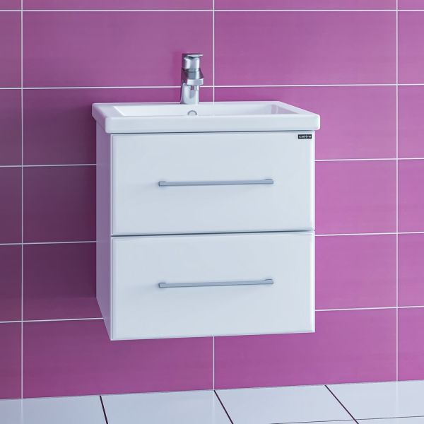 Подвесная тумба под раковину Санта Омега 207035 50 см белый