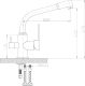 Смеситель для кухни ZORG Sanitary ZR 319 YF-33