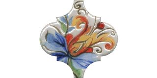 Плитка Kerama Marazzi VT\A579\65000 Декор Арабески Тоскана 3 глянцевый 6,5x6,5x0,7