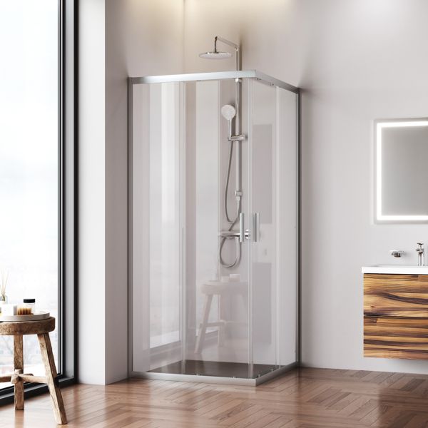 Душевой уголок Am.Pm Gem W90G-403-9090MT 90x90 см без поддона хром матовый