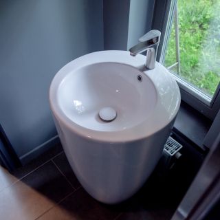Напольная раковина Melana B133-805 50см белый Напольная раковина Melana B133-805 50см белый