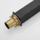 Смеситель для раковины Shevanik S6811H чёрный