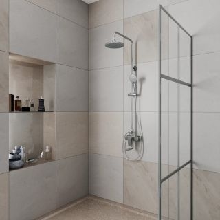 Душевая стойка D&K Bayern.F?rth DA1523701B18 хром Душевая стойка D&K Bayern.F?rth DA1523701B18 хром