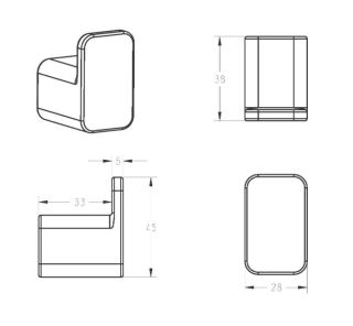 Крючок Boheme Qubic 10726-G золото
